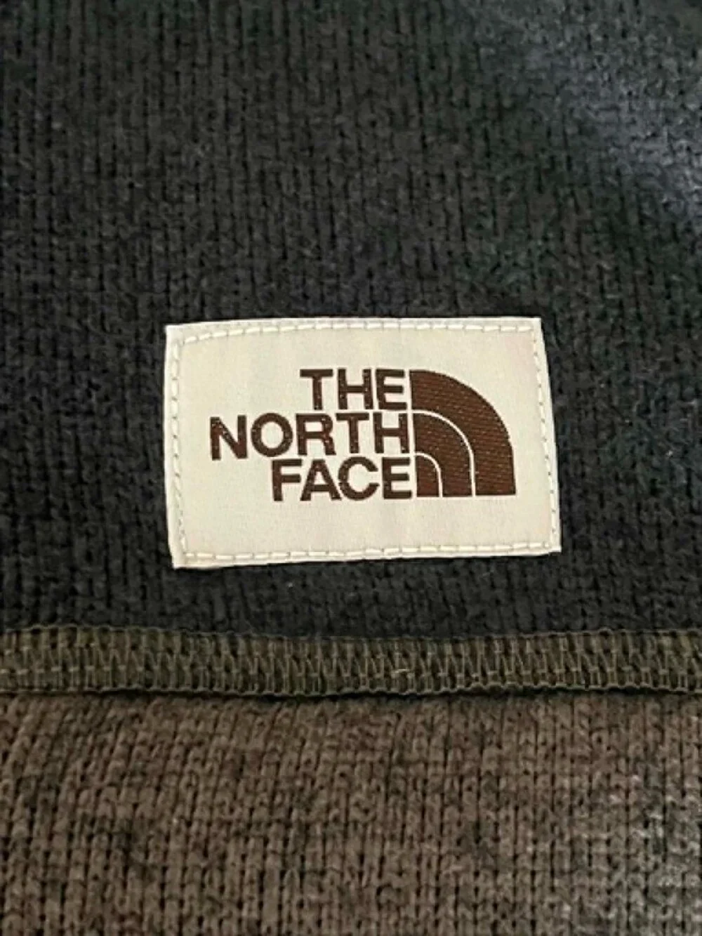 The North Face Gordon Lyons Full Zip Fleece Jacket Men's size Large Green Black